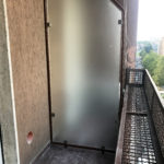 Divisorio balcone vetro