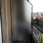 Divisorio balcone vetro