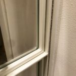 Porta vetrata bianca cucina